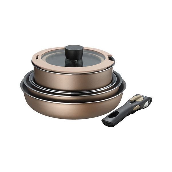 ブラナーノ IH対応着脱ハンドル鍋6点セット 22302403