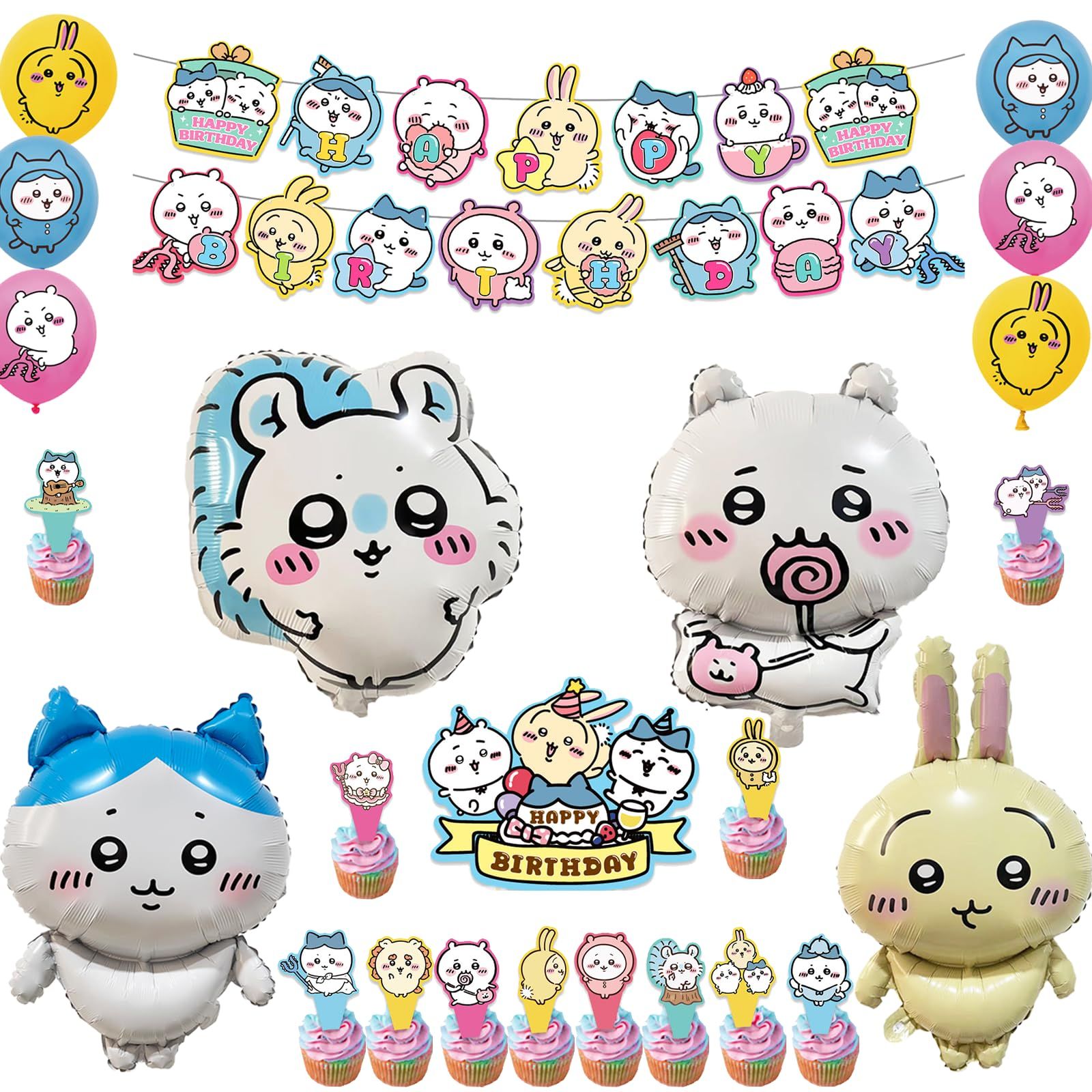 ichi様✶⋆確認用ページ バースデーガーランド ハッピーバースデーガーランド 風船 キャラクター バルーン誕生