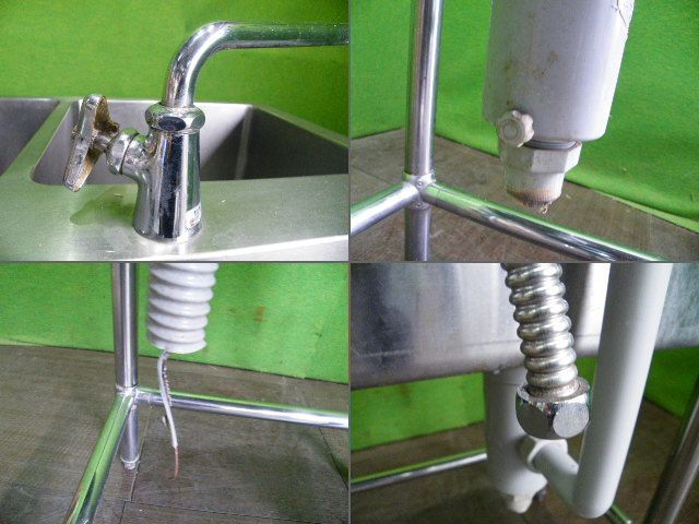 ２槽シンク 蛇口付き