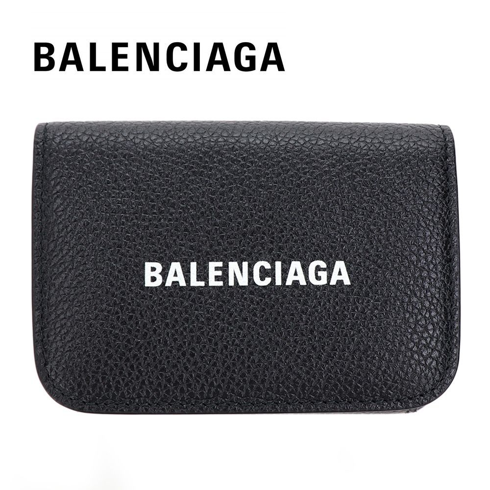 【美品】正規品　バレンシアガ　ペーパーミニウォレット 三つ折 コンパクト財布 BALENCIAGA バレンシアガ 三つ折り財布 PAPER ZA MINI WALLET
