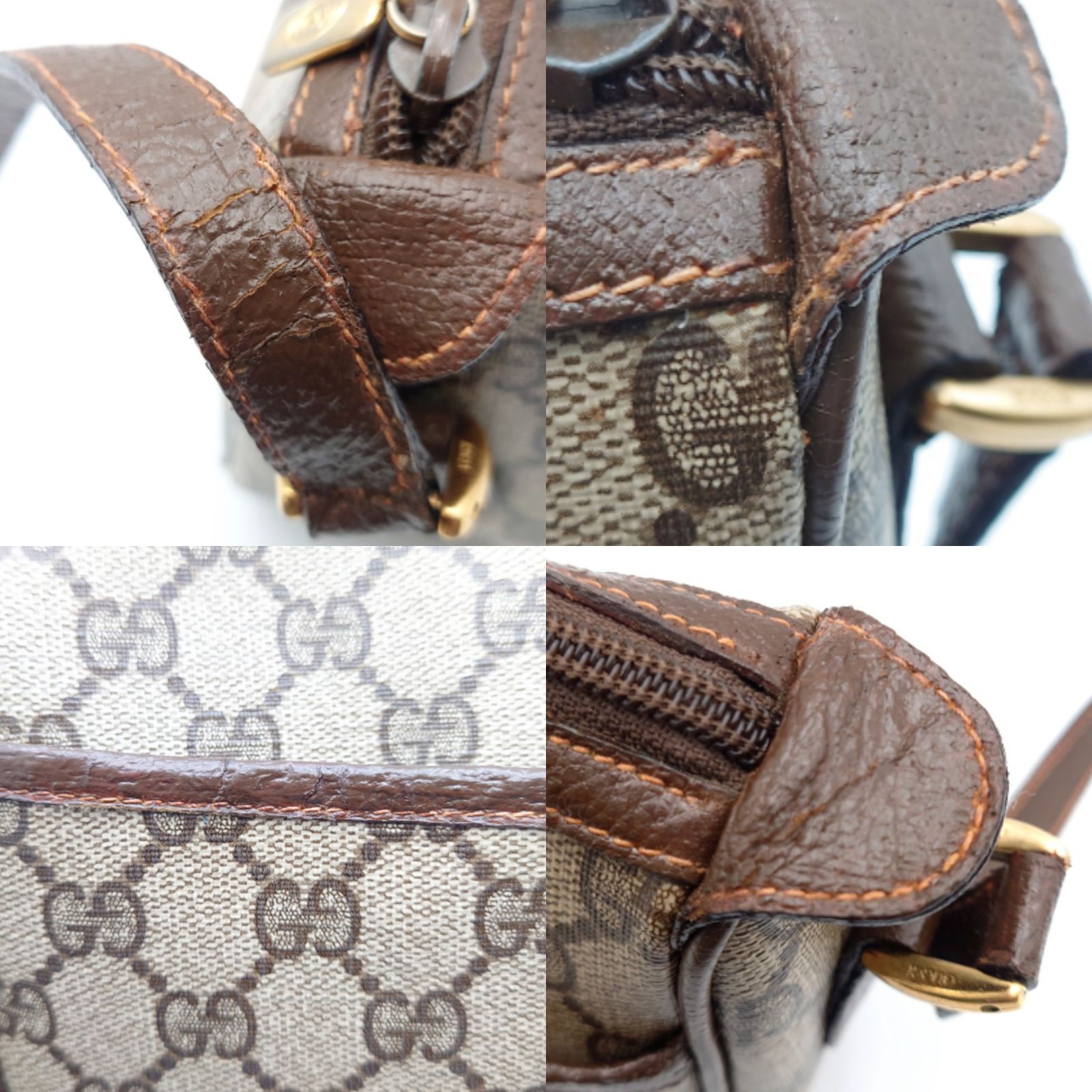 【美品】グッチ　ショルダーバッグ　GGスプリーム　シェリーライン　PVC　レザー 楽天市場】【バッグ】GUCCI グッチ GGスプリーム シェリーライン