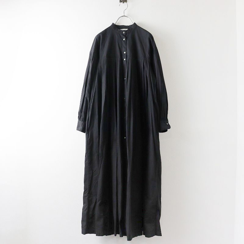 2022SS アーツ&サイエンス ARTS&SCIENCE front open tuck yoke dress タックシャツワンピース 1◇ブラック  黒 ドレス【2400030062890】 - メルカリ