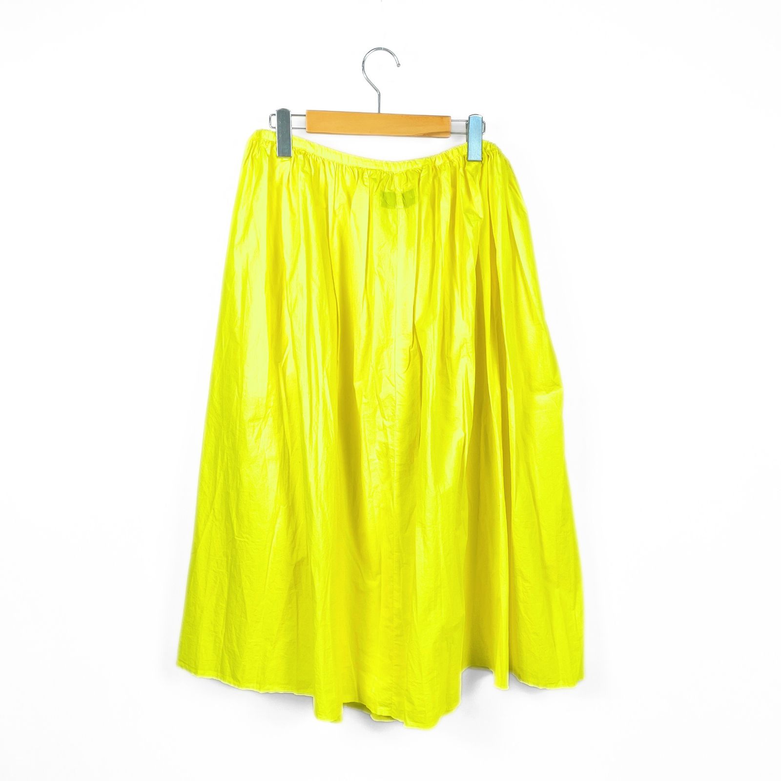 MANUELLE GUIBAL JOUNAL STANDARD LUXE マニュエルギバル ジャーナルスタンダードラックス 21-060-450-0006-3-0 EASY SKIRT イージースカート サイズ2 イエロー