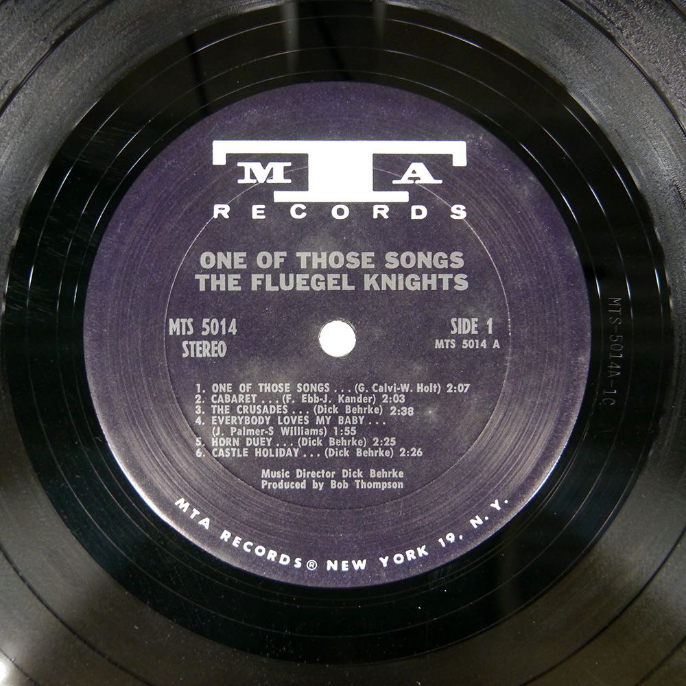 US盤 KING RICHARD'S FLUEGEL KNIGHTS/ONE OF THOSE SONGS/MTA