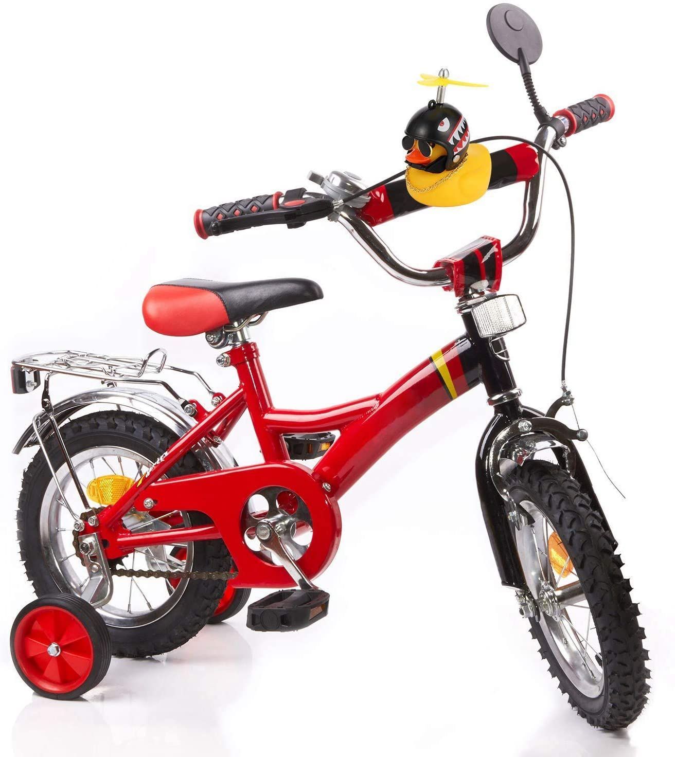 アヒル隊長 自転車 アヒル 光る インテリア バイク ヒヨコ - メルカリ