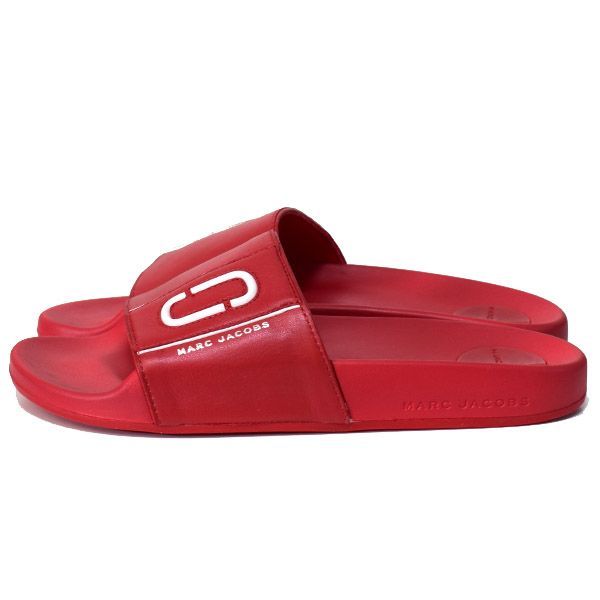 マークジェイコブス 靴 MARC JACOBS レザー ラバー DOUBLE J ロゴ バックル クーパー スポーツ サンダル レッド M9002033-600 マークジェイコブス 靴 MARC JACOBS レザー ラバー DOUBLE J ロゴ