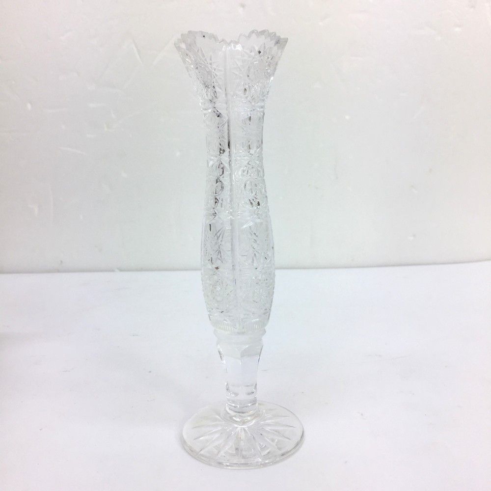 【新品・未使用】BOHEMIAガラス 花瓶 木製ボックス付き BOHEMIA ボヘミア 花瓶 グラス花瓶 一輪挿し インテリア ガラス 木箱