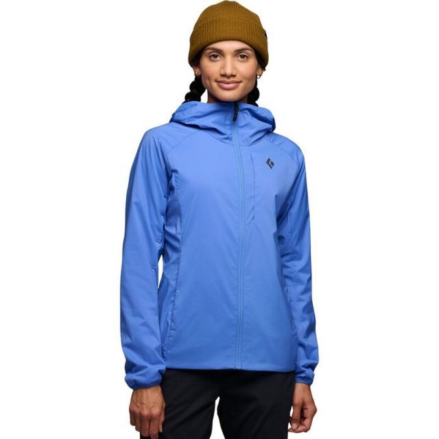 【送料無料】 ブラックダイヤモンド レディース ジャケット・ブルゾン アウター Fineline Stretch Rain Shell - Women's Clean Blue