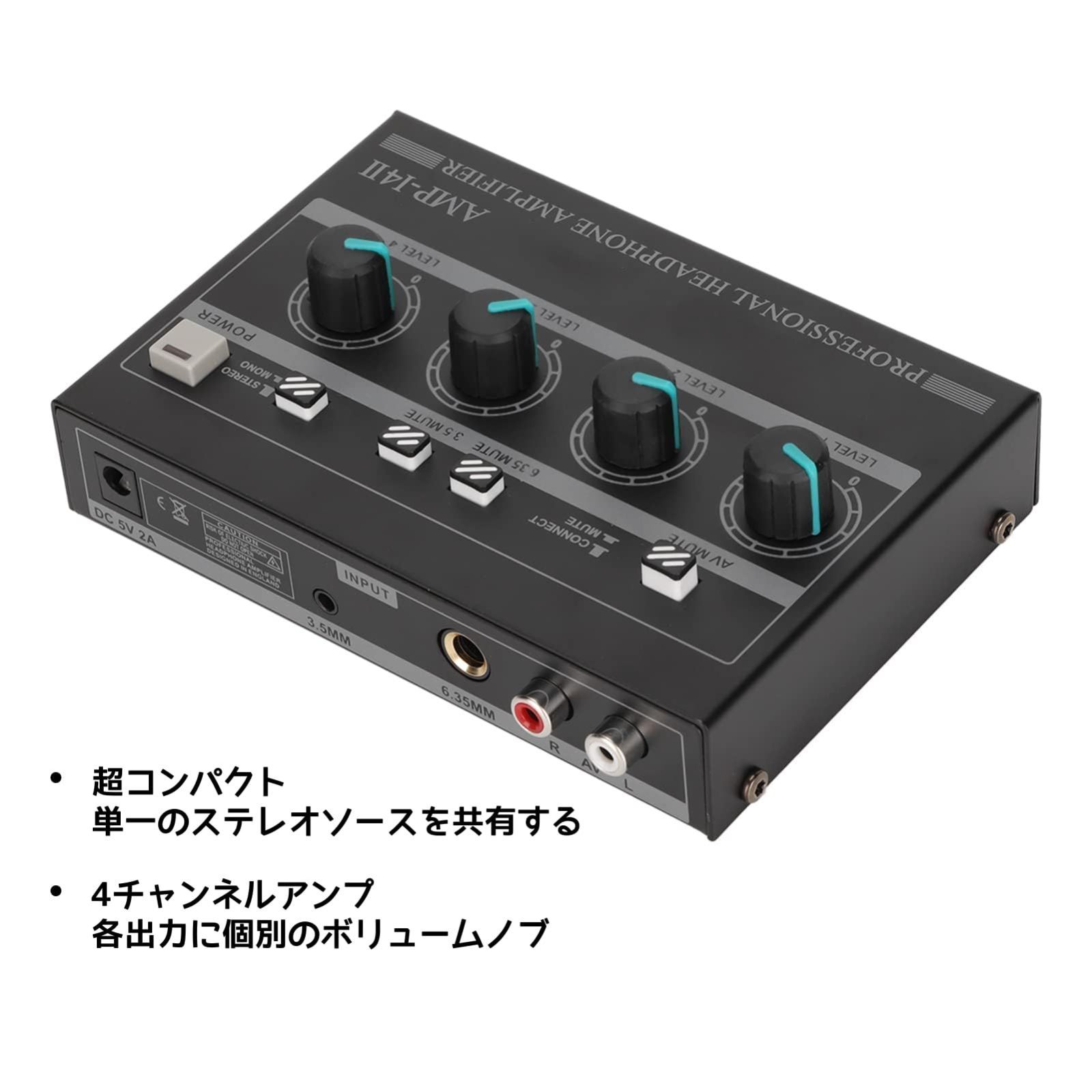 PreSonus HP 4 4チャンネルコンパクトヘッドフォンアンプ&Sony MDR 7506 Professional大型ダイアフラムヘッドフォン 送料無料Fosi Audio PH04 4チャンネル ヘッドホンアンプ ステレオ