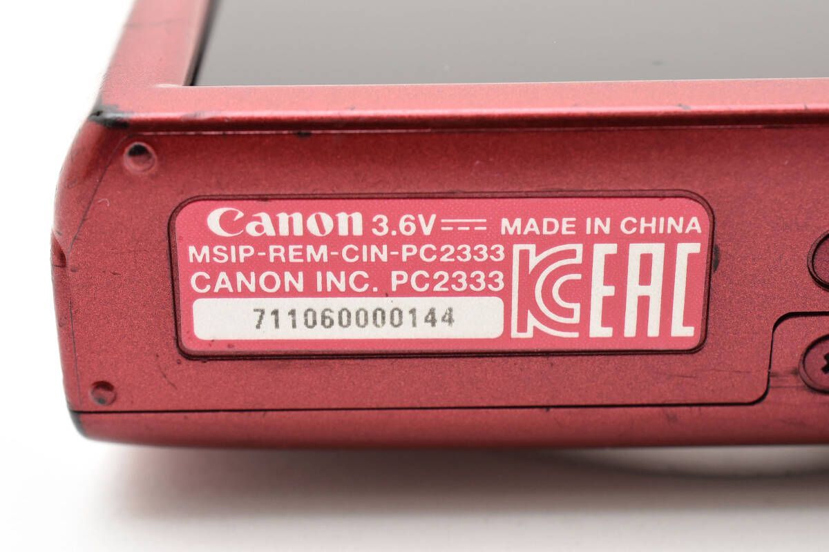 Canon IXY 200F 赤 Canon IXY 200 赤 (PC2333)レッド コンパクト