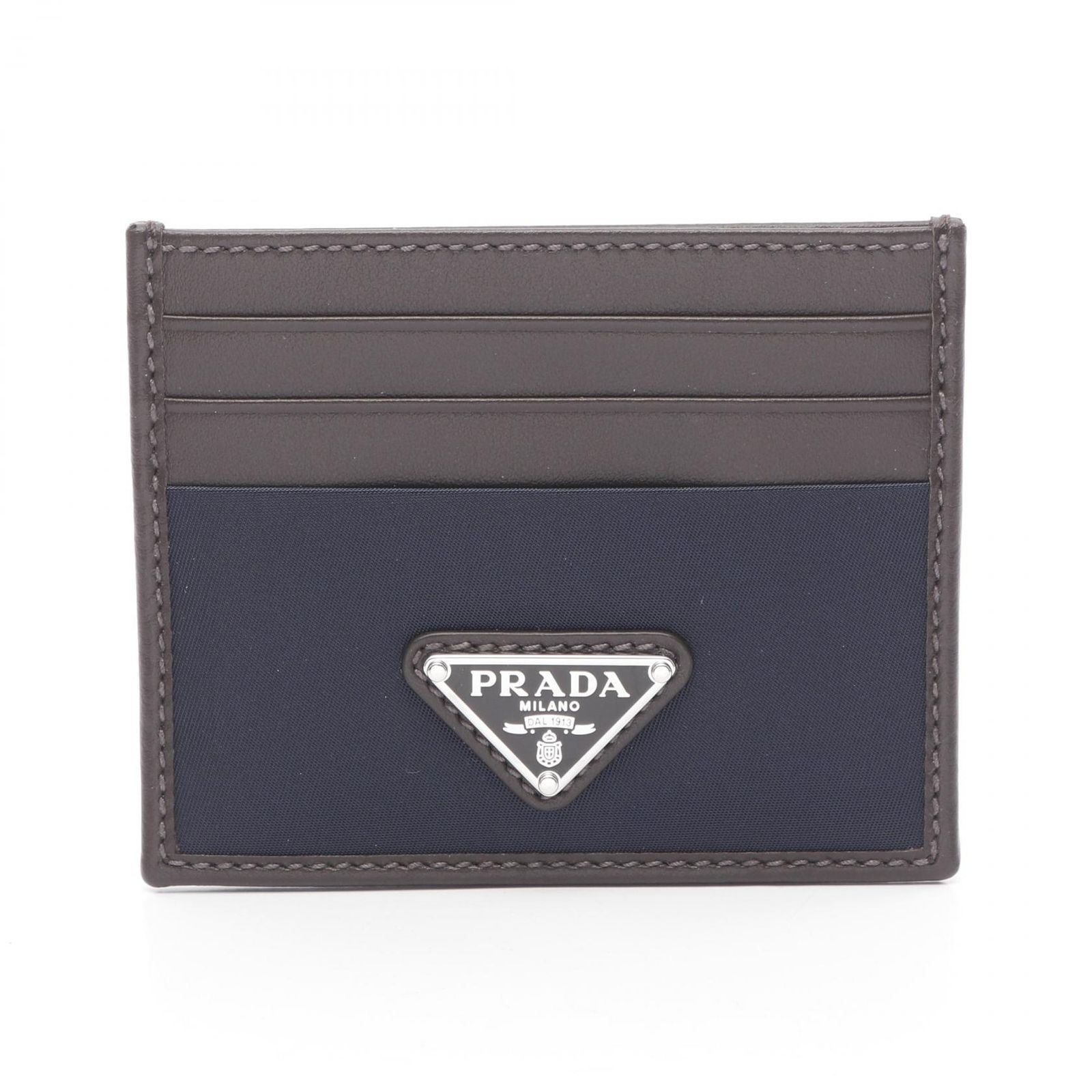 プラダ PRADA カードケース Re-Nylon TESSUTO CAMOS 2MC025384F0C1B ブルーカフェ レザー ナイロン カードケース メンズ