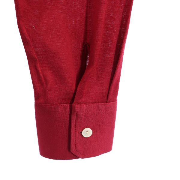 シュミーズ ラコステ 長袖 ポロシャツ 3 ワインレッド系 CHEMISE