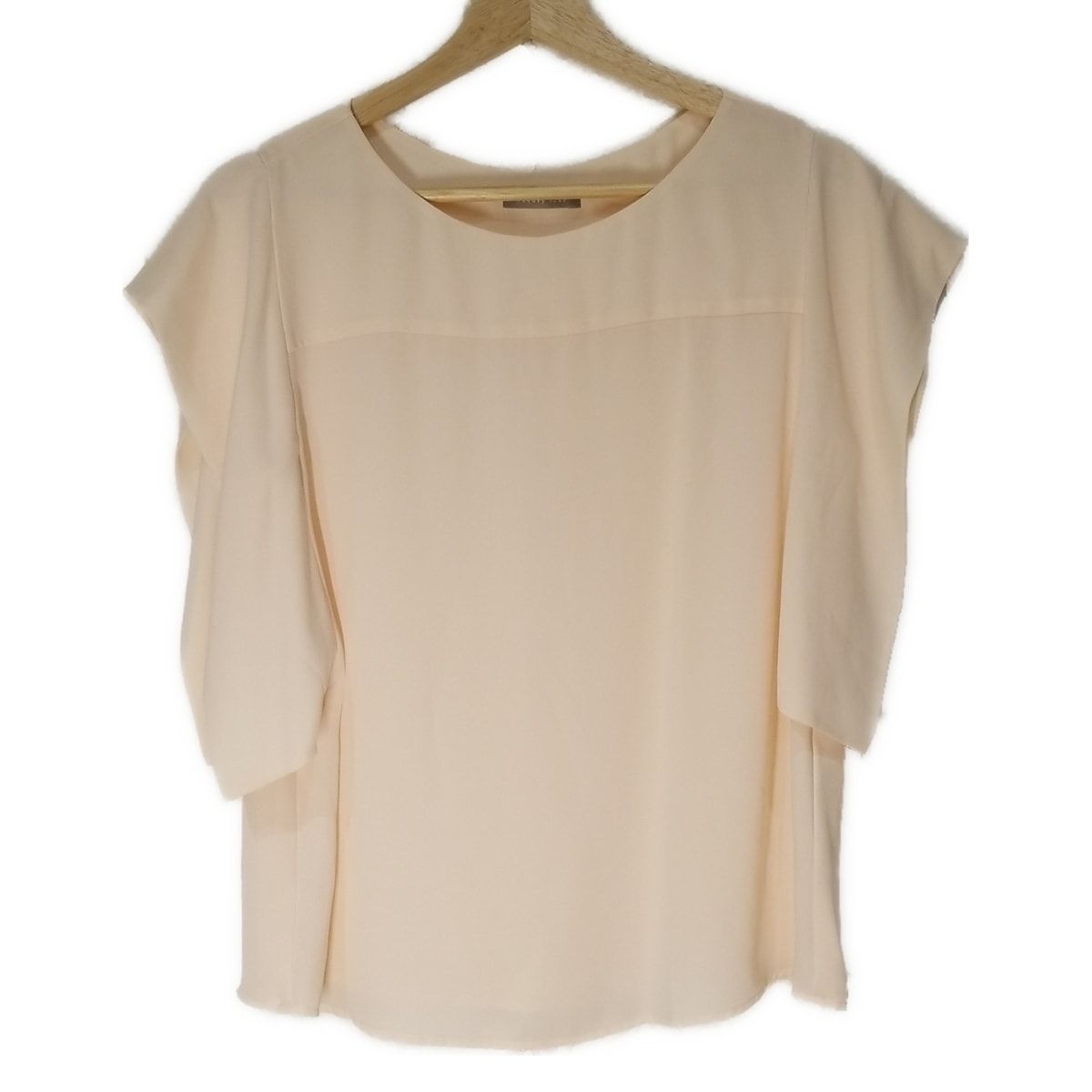 theory luxe セオリーリュクス 半袖カットソー サイズ38 M レディース - ピンクベージュ クルーネック