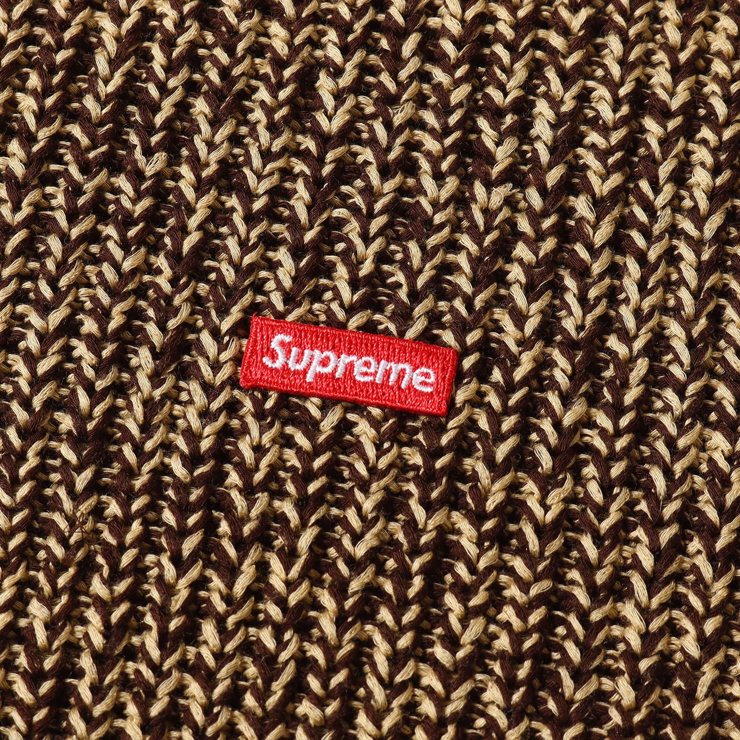 美品 Supreme シュプリーム ニット サイズ:L 21AW メランジ リブ 