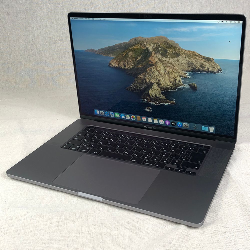 【本体のみ】Apple MacBook Pro (16インチ， 2019)【Touch Bar・i9・Radeon Pro 5500M・16GB・SSD1TB】A2141 EMC3347/LT-241498（266366）