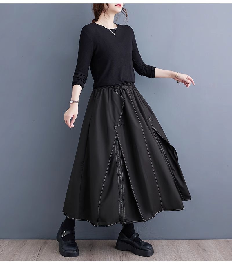 DRIES VAN NOTENフレアスカート DRIES VAN NOTEN ドリスヴァンノッテン 17SS ナイロンフレア