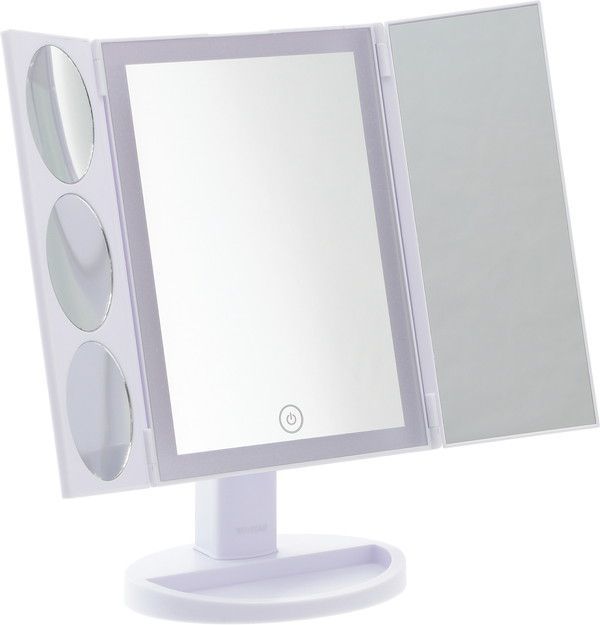 まとめ ＬＥＤ三面卓上ミラー ナタリー ホワイト ×6セット NEXPOTALLINN_EU