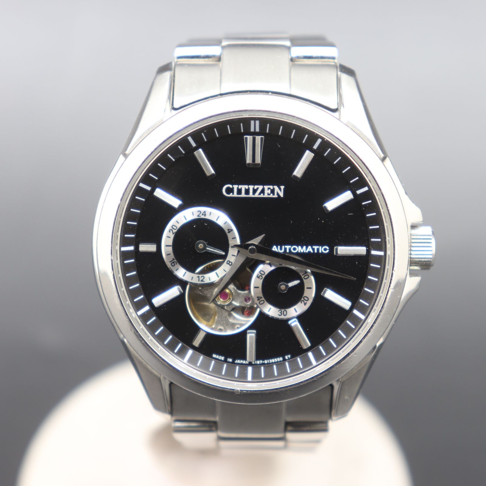 CITIZENシチズン 腕時計 NP1010-51E 自動巻き ブラックシルバー