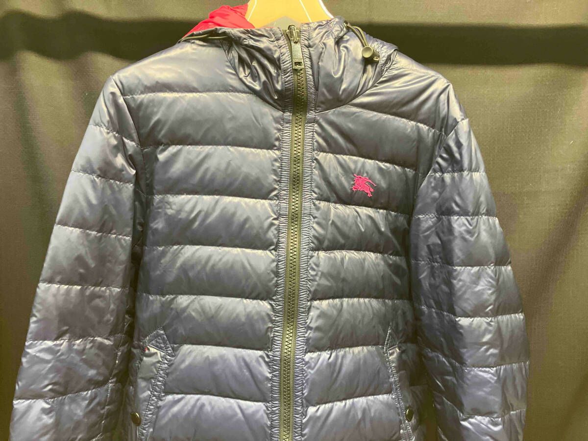 BURBERRY BLACK LABEL バーバリーブラックレーベル D1F01-500-28 サイズ M ネイビー リバーシブルダウンジャケット