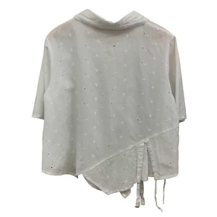 慈雨 センソユニコ 綿100％ ブラウス ホワイト 40 レディース