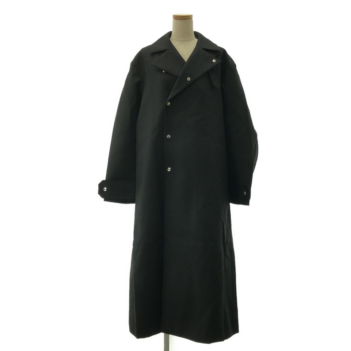 HARUNOBUMURATA | ハルノブムラタ | IRONVILLE ステンカラー コート | 36 | ブラック | レディース