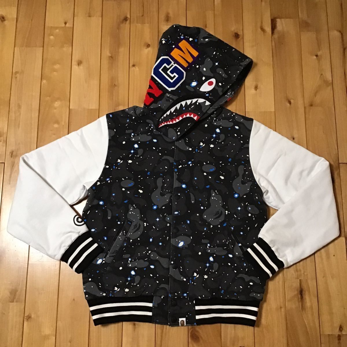 蓄光 BAPE space camo シャークパーカー ジャケット shark 【公式通販】