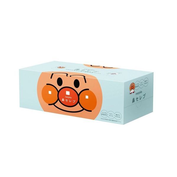 14営業日以内発送 同梱不可 お一人さま 王子ネピア 4901121626499 アンパンマン 鼻セレブティッシュ 180組 1P×20入 沖縄離島販売不可