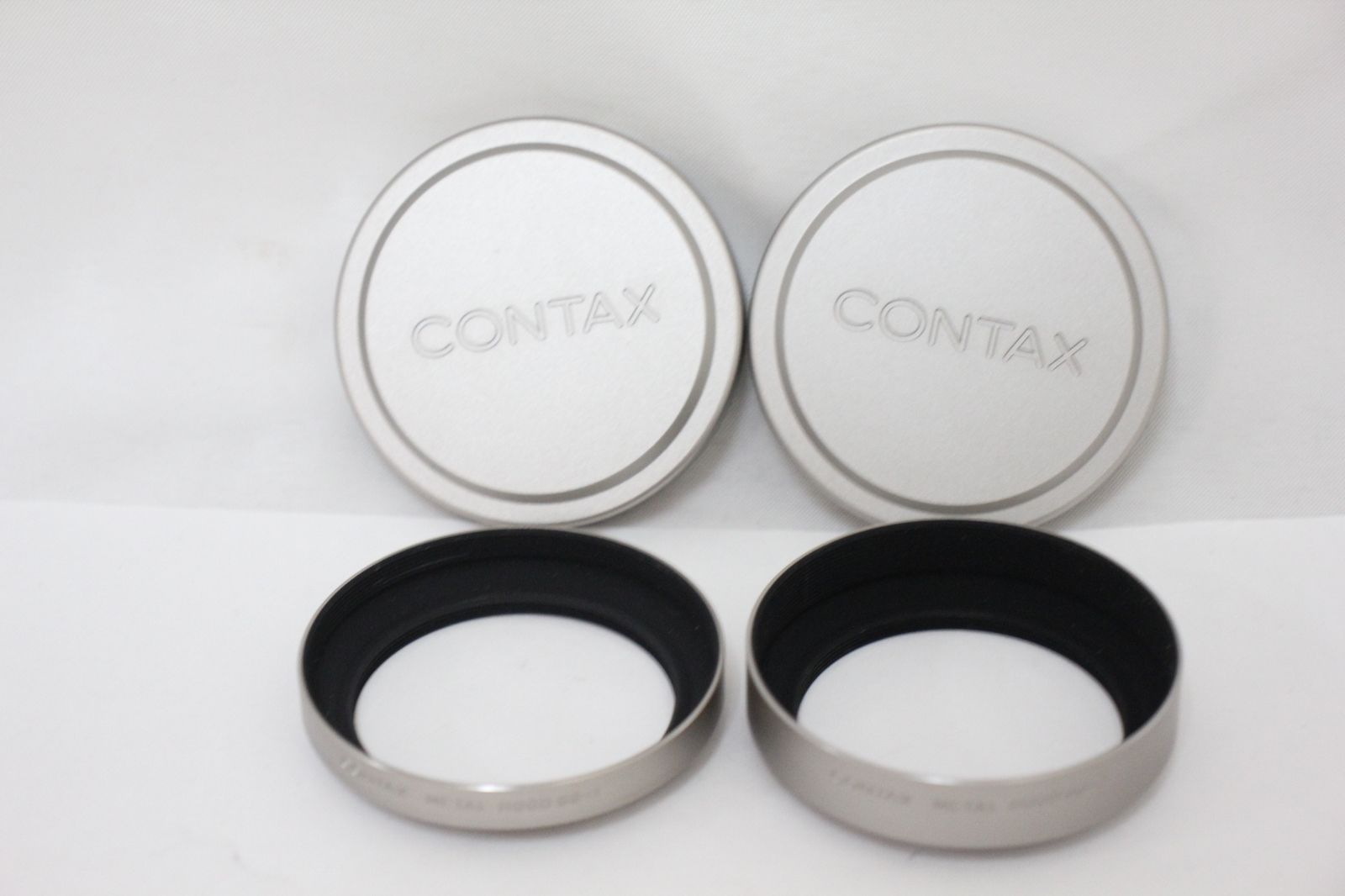 4点まとめ コンタックス Contax メタルキャップ 46 mm メタルフード GG 2 1 まとめ M 7603