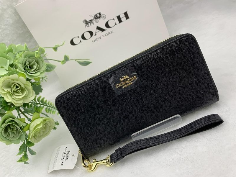 コーチ 長財布 COACH 財布 メンズ ブラック 黒 プレゼント 贈り物 