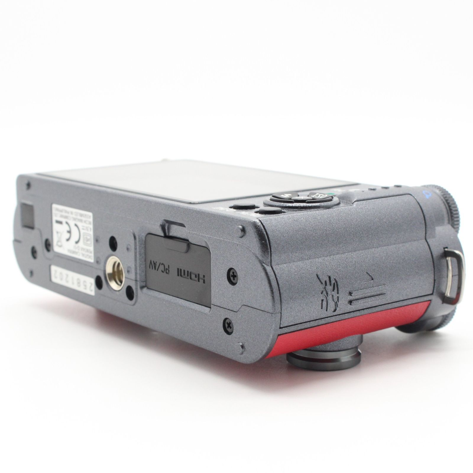 ☆極上品☆PENTAX Q-S1 ボディ ガンメタル×マインレッド ショット数557