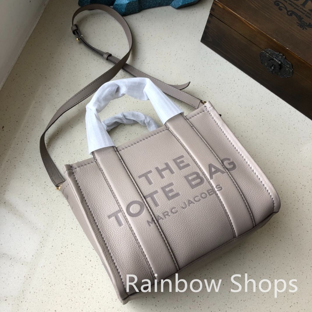 新品未使用】MARC JACOBS マークジェイコブス レザーミニトート 2wayショルダーバッグ グレー - メルカリ