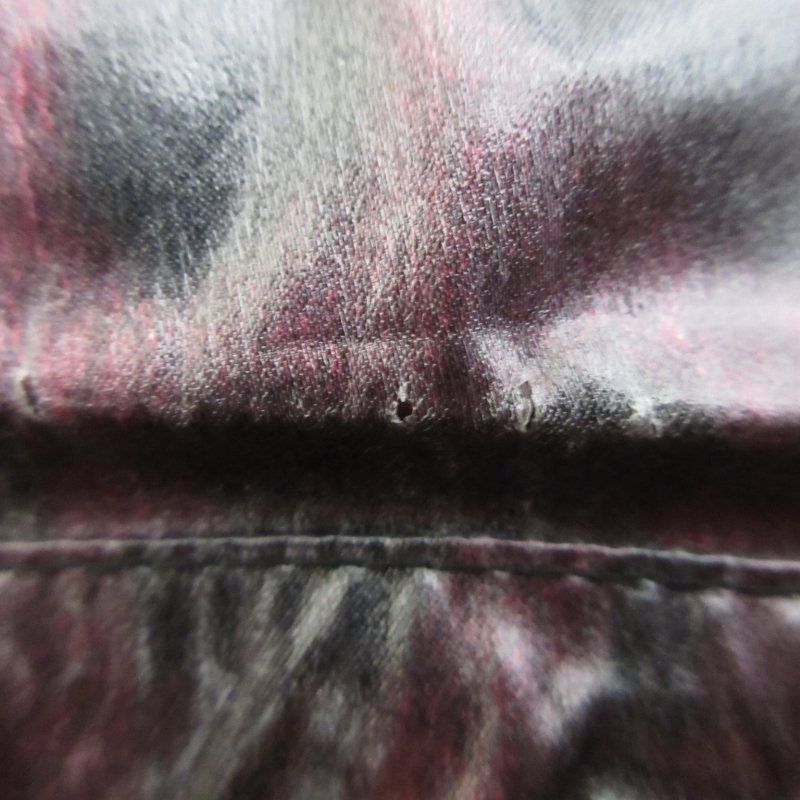 ヒョウ柄 紫×黒