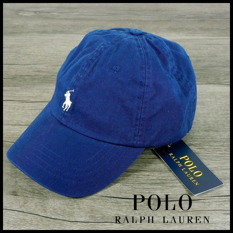 ポロラルフローレン ポニー刺繍ロゴ ベースボールキャップ 国内正規品 美品 POLO RALPH LAUREN ポロ ラルフローレン キャップ ポニー刺繍
