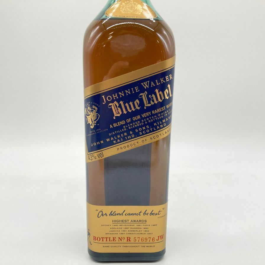 ジョニーウォーカー ブルーラベル 750ml 43% 未開栓 - メルカリ