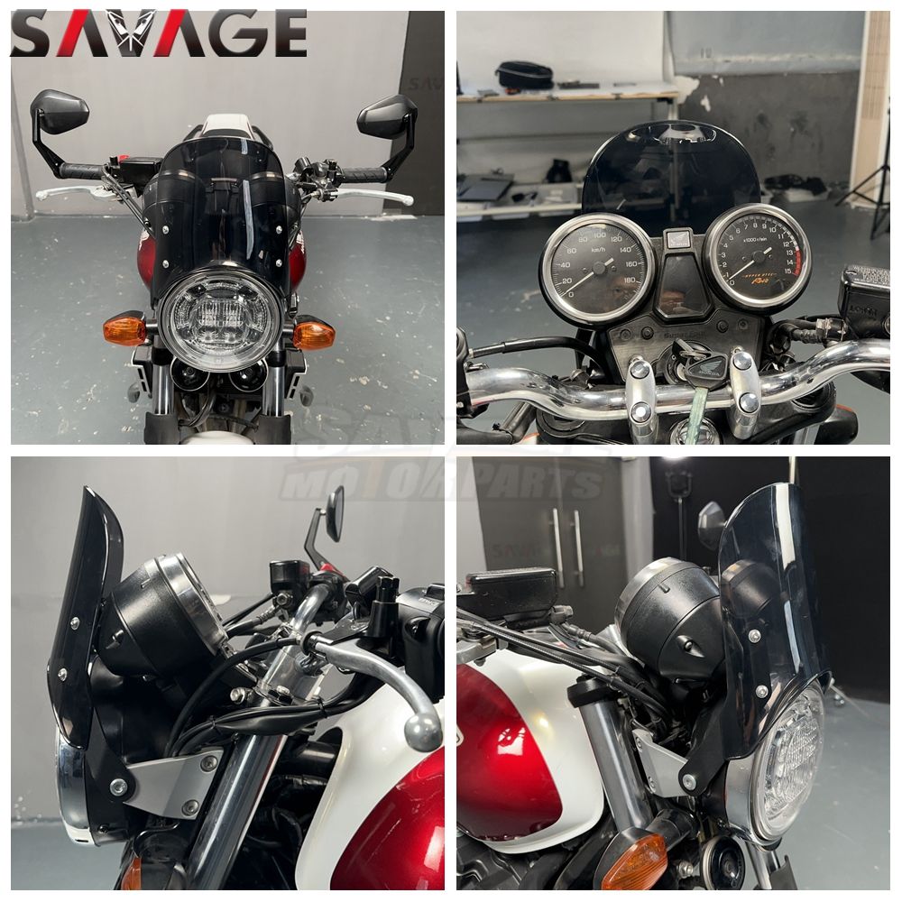 WYVERN cb1300 cb400用フロントスクリーン Amazon | CB400SF CB400 SF CB1300 CB1000 1999-2021 2016 2017