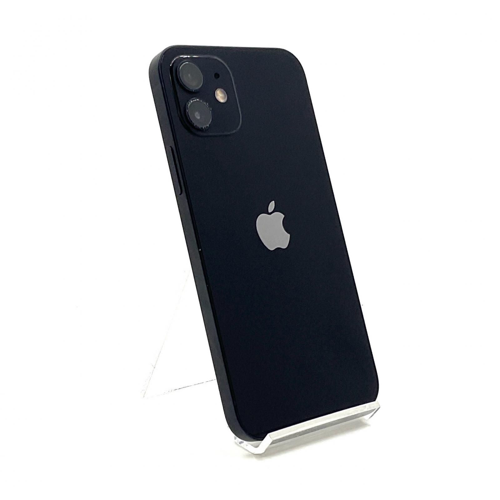 全額返金保証 最速発送 Apple iPhone 12 64GB ブラック docomo 白ロム 動作 済 86%