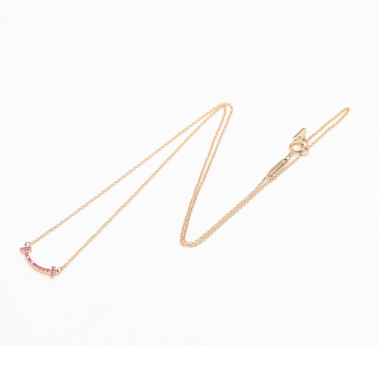 ティファニー TIFFANY＆CO ネックレス Tスマイル ミニ ネックレス 