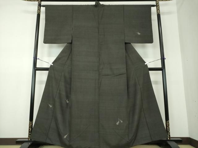 平和屋着物●訪問着　紬地　刺繍　瓢箪　金糸　正絹　逸品　DAAS3334ps 平和屋着物○訪問着 紬地 刺繍 瓢箪 金糸 正絹 逸品 DAAS3334ps - メルカリ