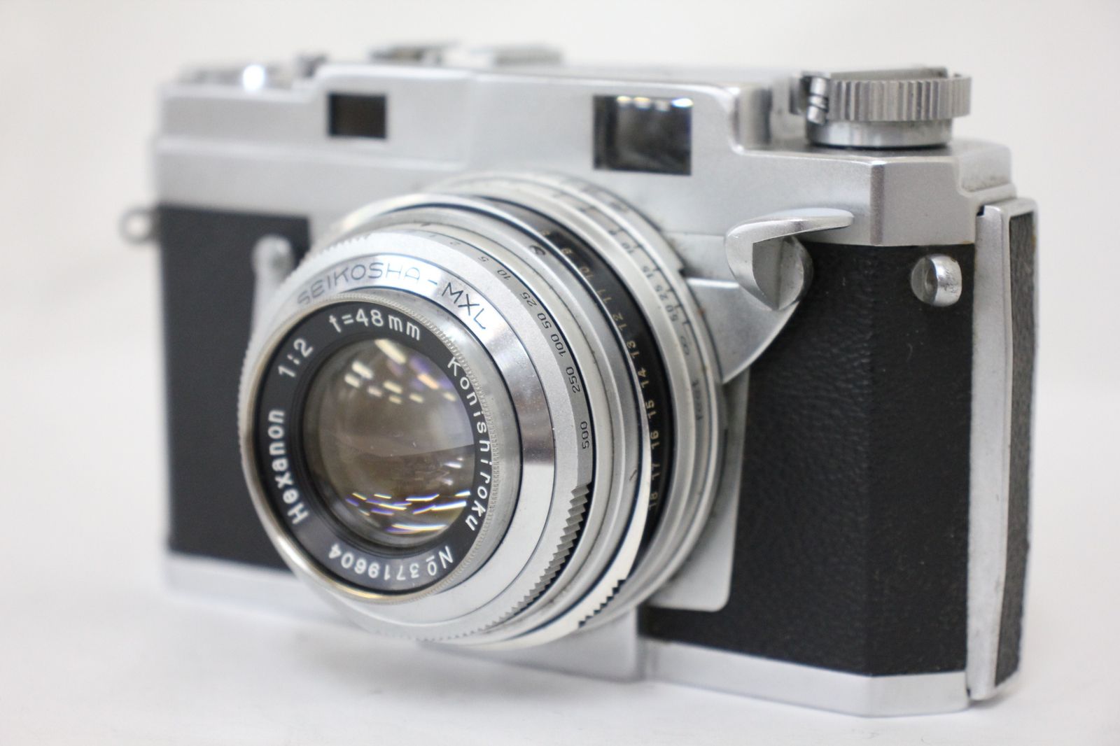 【完動品】KONICA ⅢA 48mm F/2 レンジファインダーフィルムカメラ Konica IIIA －フィルムを通せば