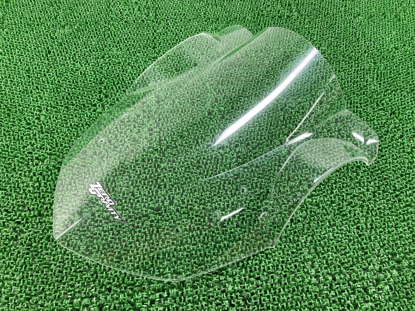 ゼログラビティ製NINJA1000 スクリーン 社外 バイク 部品 ZX1000G ダブルバブル クリア ウインドシールド 修復素材に コケキズ無し  35