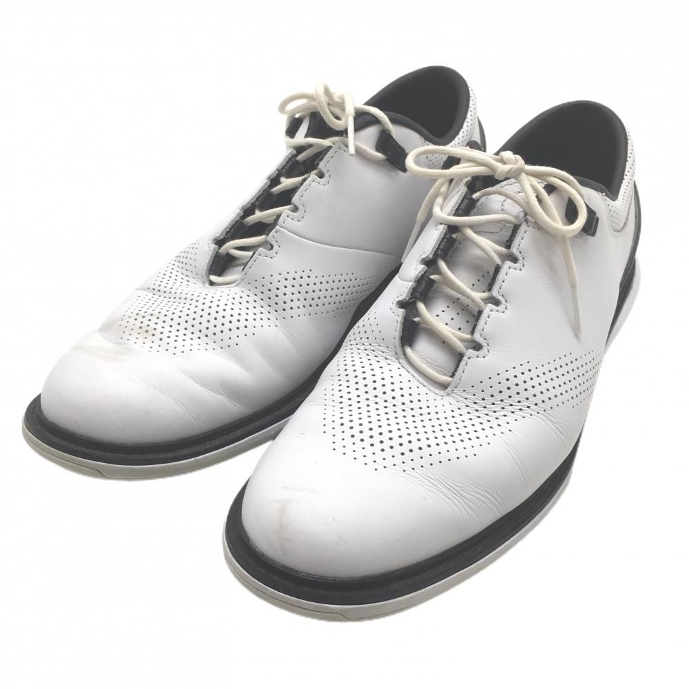 ナイキ ゴルフシューズ 白×黒 DM0103-110 ジョーダン ADG4 スパイクレス メンズ 28.5 ゴルフウェア NIKE