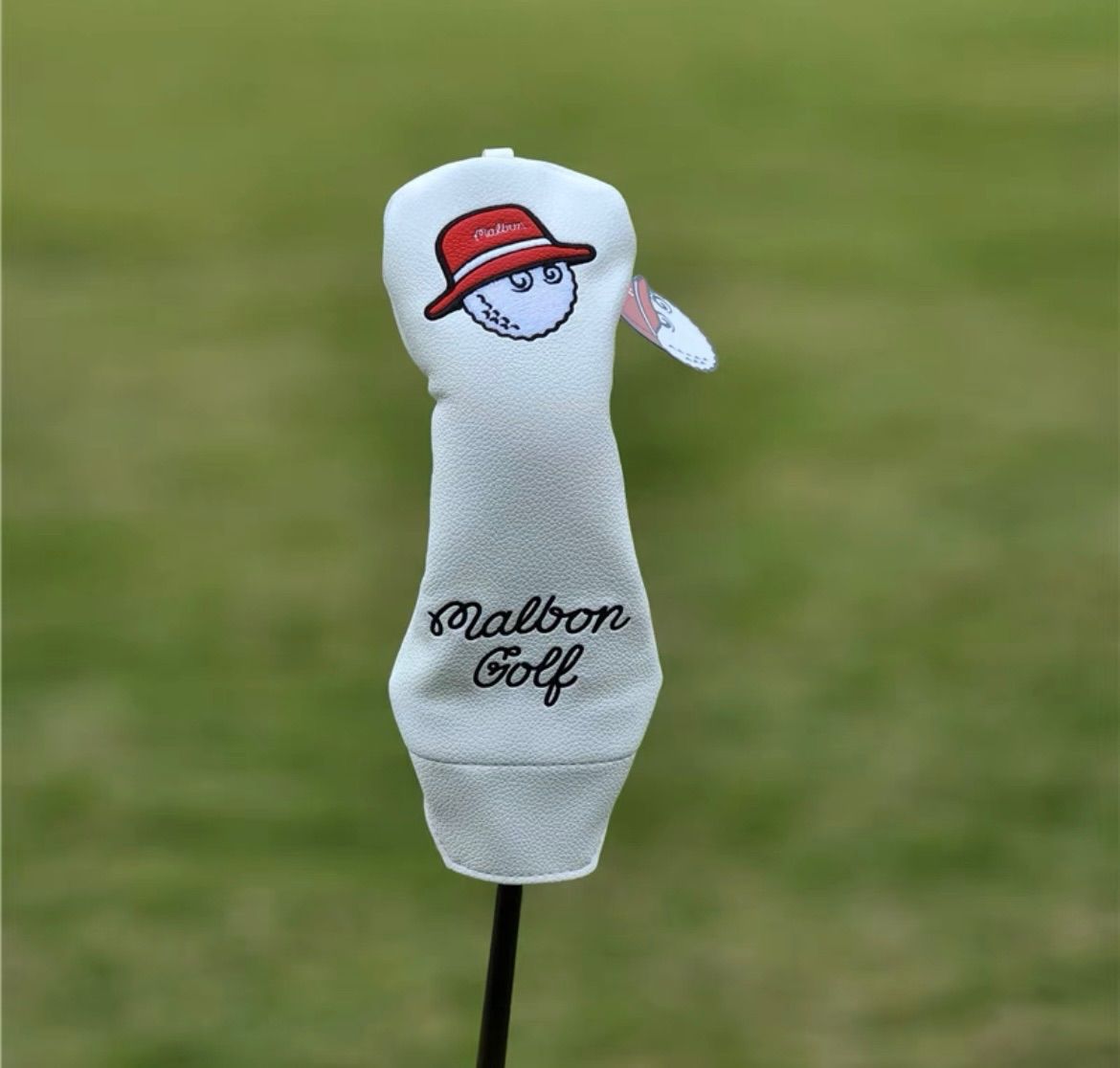 【大人気値下げ新品5点セット】Malbon Golfマルボンゴルフクラブカバー白 大人気値下げ新品4点セット】Malbon Golfマルボンゴルフクラブ