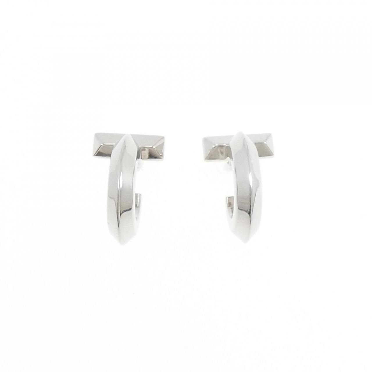 ティファニー Tワン フープ ピアス - メルカリ