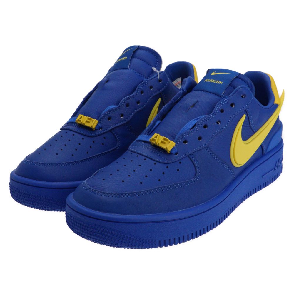 NIKE (ナイキ) ×AMBUSH AIR FORCE 1 LOW SP GAME ROYAL AND VIVID SULFUR アンブッシュ エアフォース1 ローカットスニーカー ブルー US9/27.0cm DV3464-400