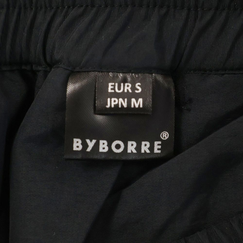 BYBORRE (バイボレ) 生地切替 コットンイージーテーパードパンツ