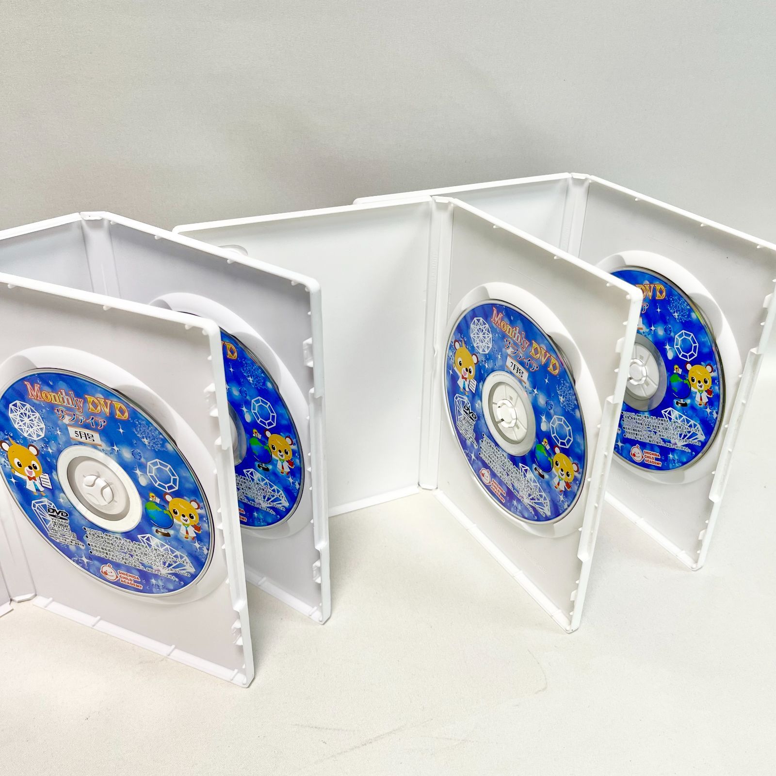 七田チャイルドアカデミー MonthlyDVD サファイア12巻セット しちだチャイルドアカデミー しちだ monthlyDVD サファイア 全巻12