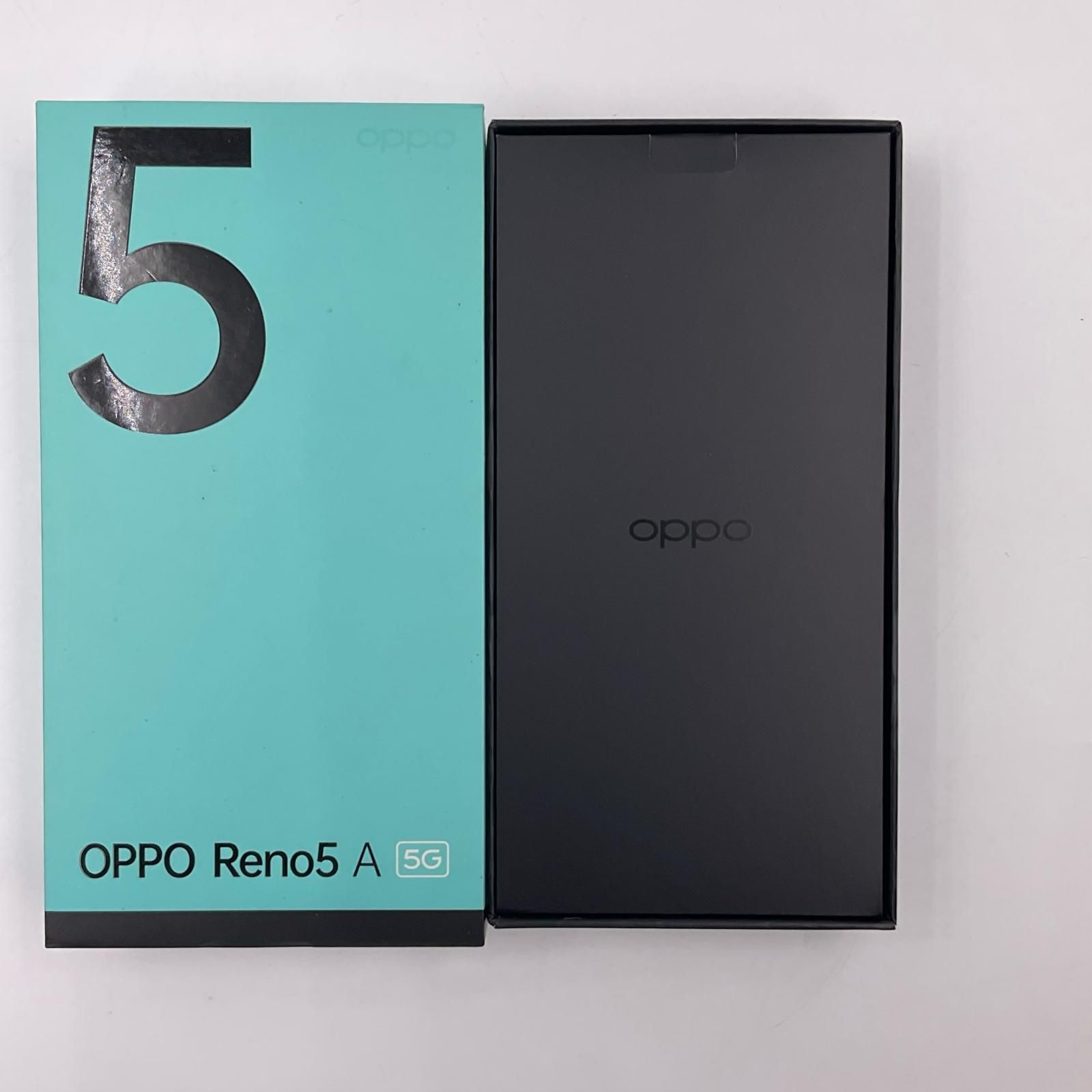 OPPO Reno 5 A 128GB シルバーブラック SIMフリー CPH2199 白ロム 動作