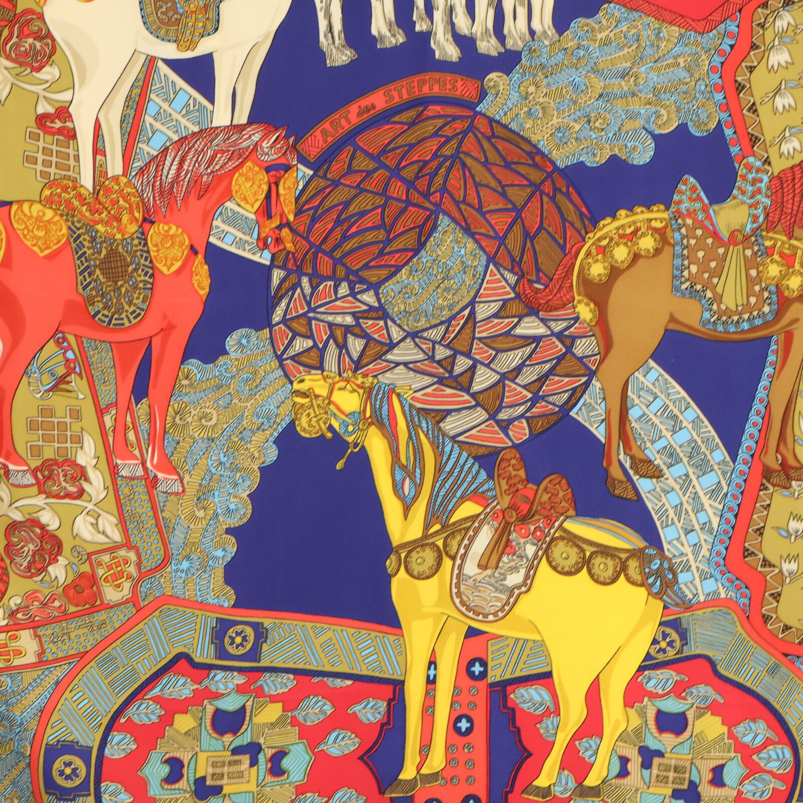 HERMES カレ90 ART DES STEPPES Hermès Art des Steppes 90