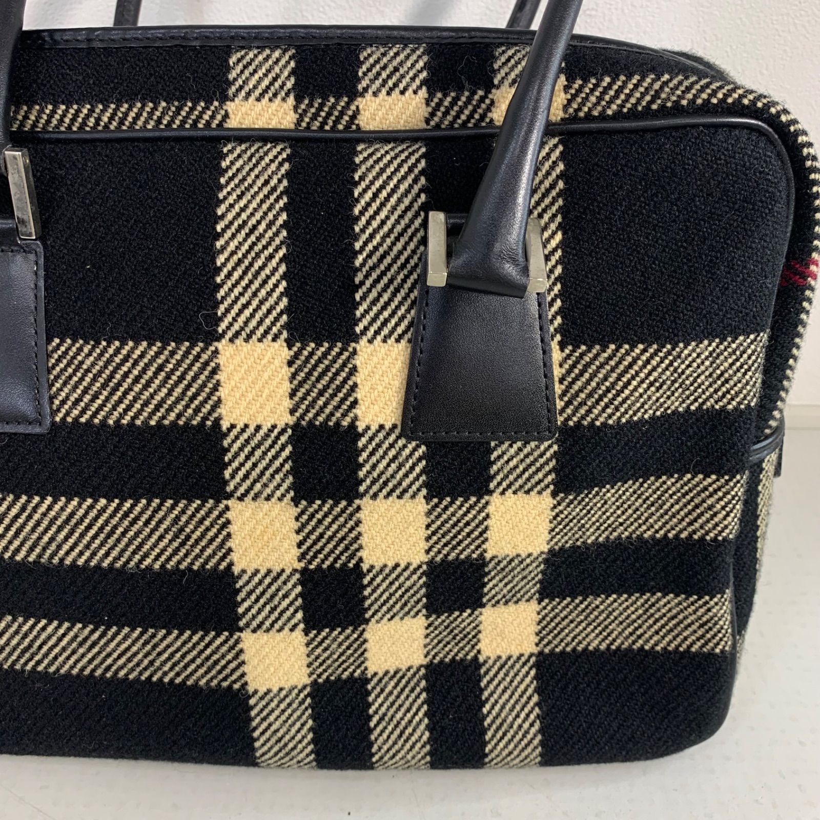 バーバリー BURBERRY チェック柄 ハンドバッグ 肩掛け ショルダー  