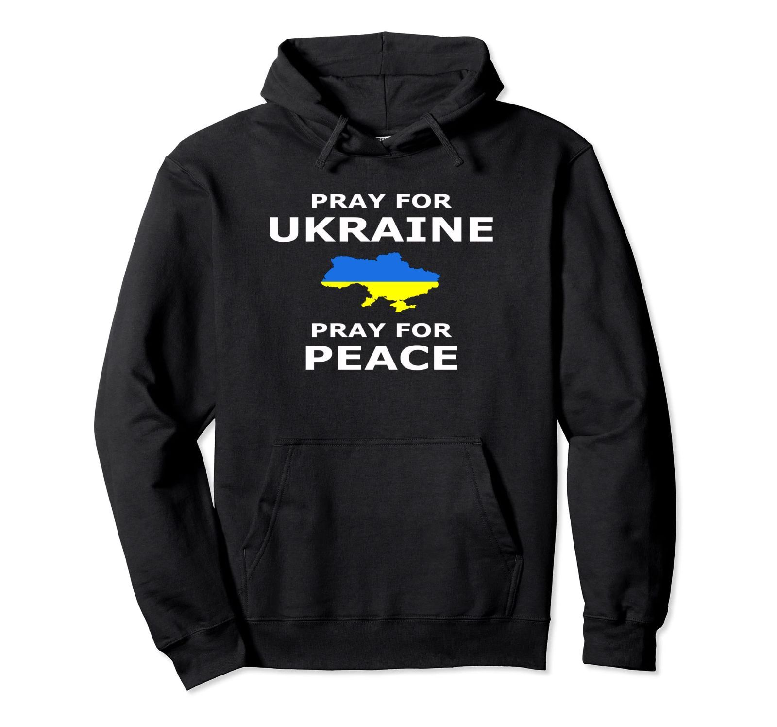Pray for Ukraine Peace ウクライナ国旗 パーカー